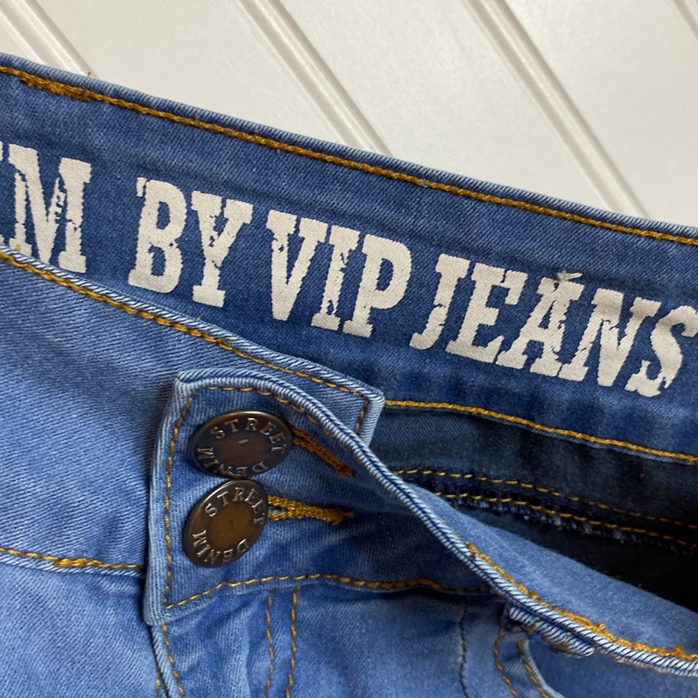 Junior Women's size 3/4 vip street denim Jeans - Picture 11 of 12